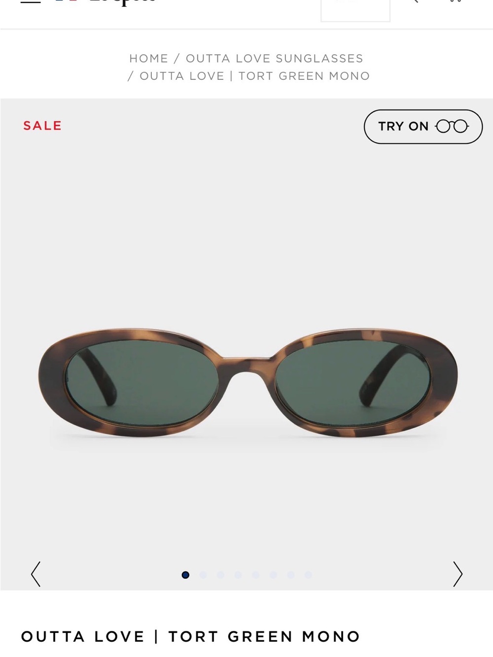 Le Specs Outta Love Tortoiseshell Sunglasses with Brown Lenses